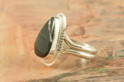 White Lightening Ring